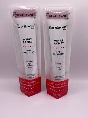 the CRÈME Shop What Acne? Spot Treatment — White & Red Acne Care